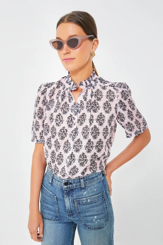 Pink Cherry Blossom Winnie Lily Shirt sold by Tuckernuck