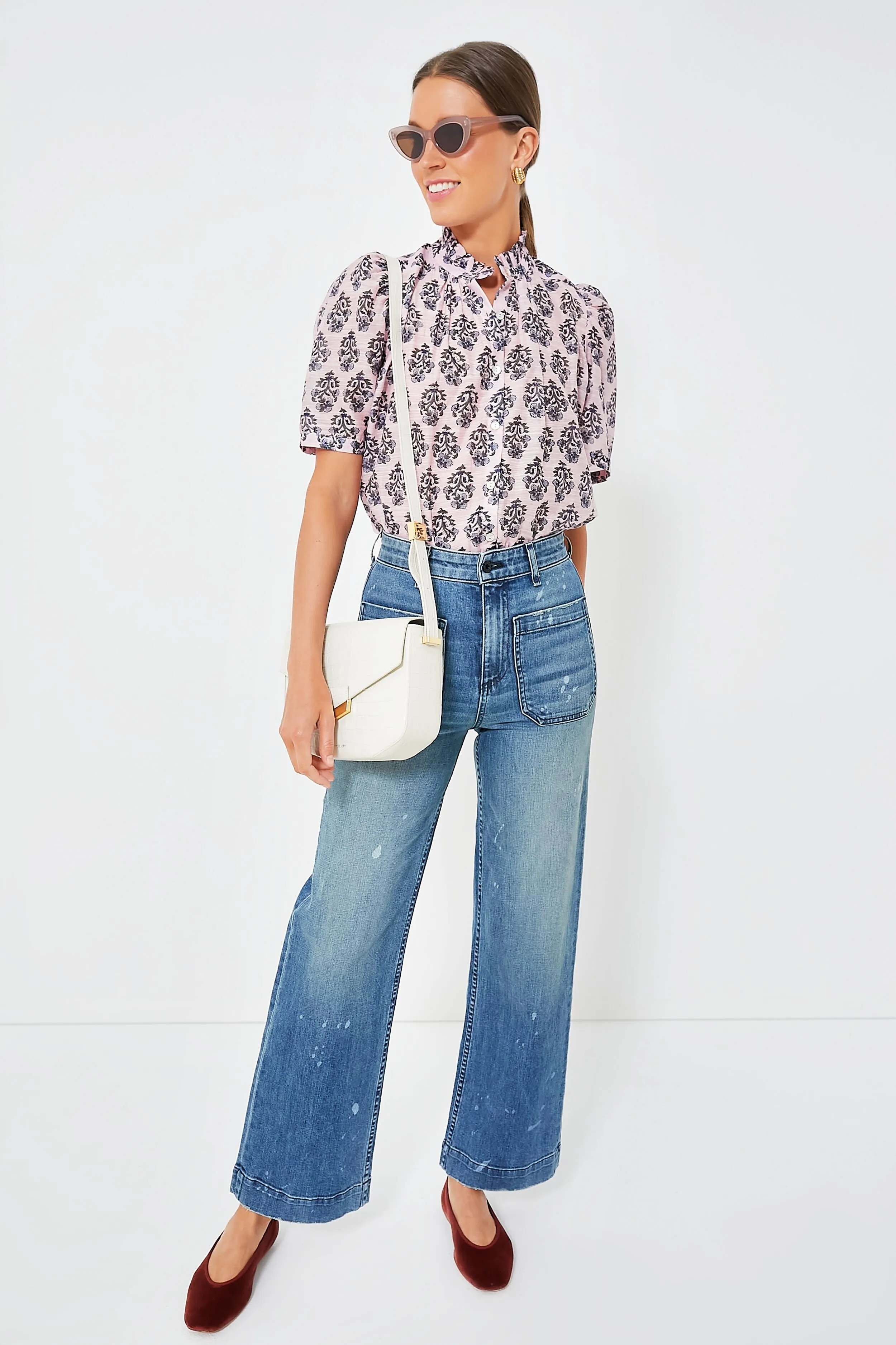 Pink Cherry Blossom Winnie Lily Shirt sold by Tuckernuck product image thumbnail 2