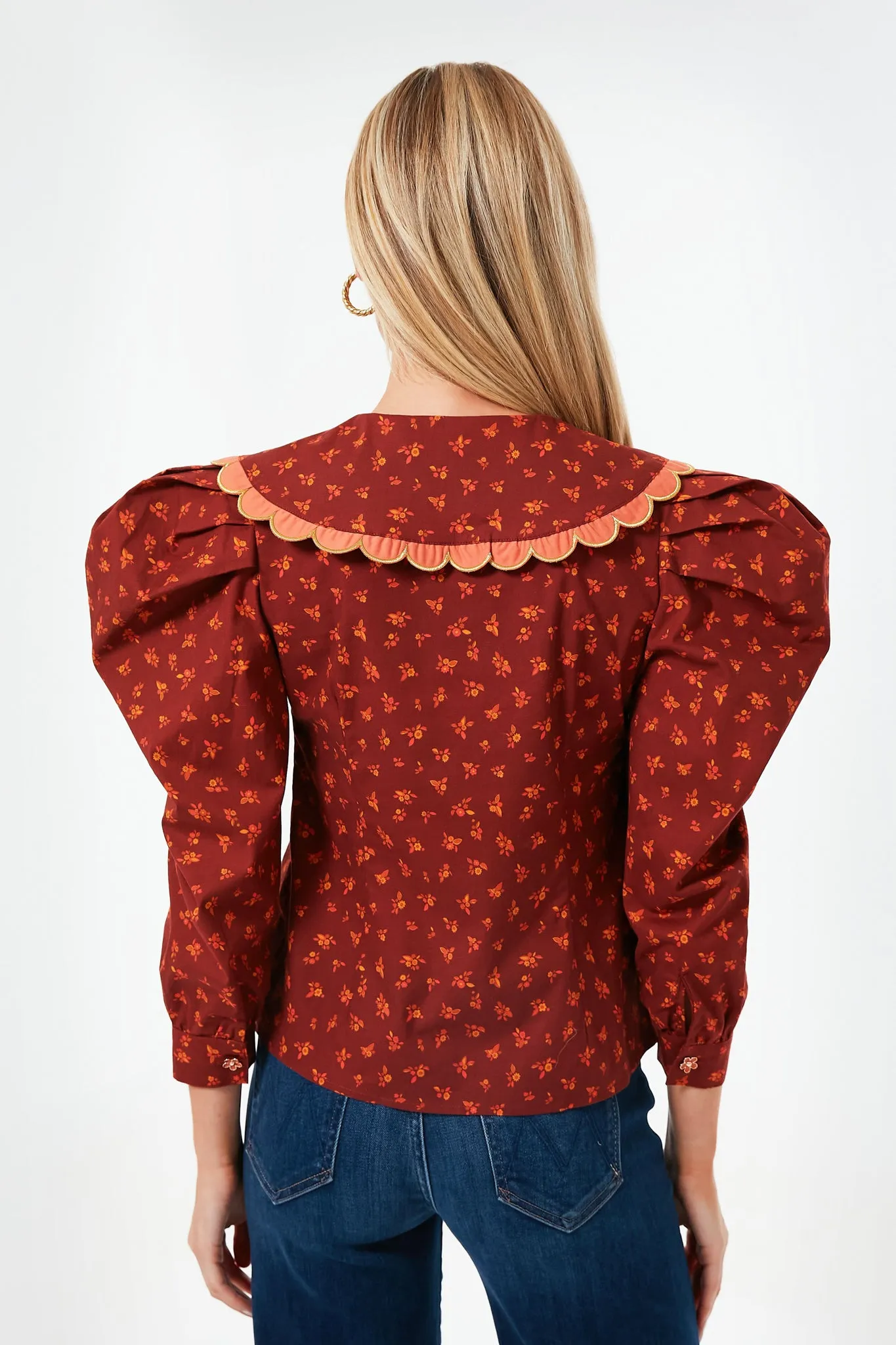 Rust Denali Blouse sold by Tuckernuck product image thumbnail 4