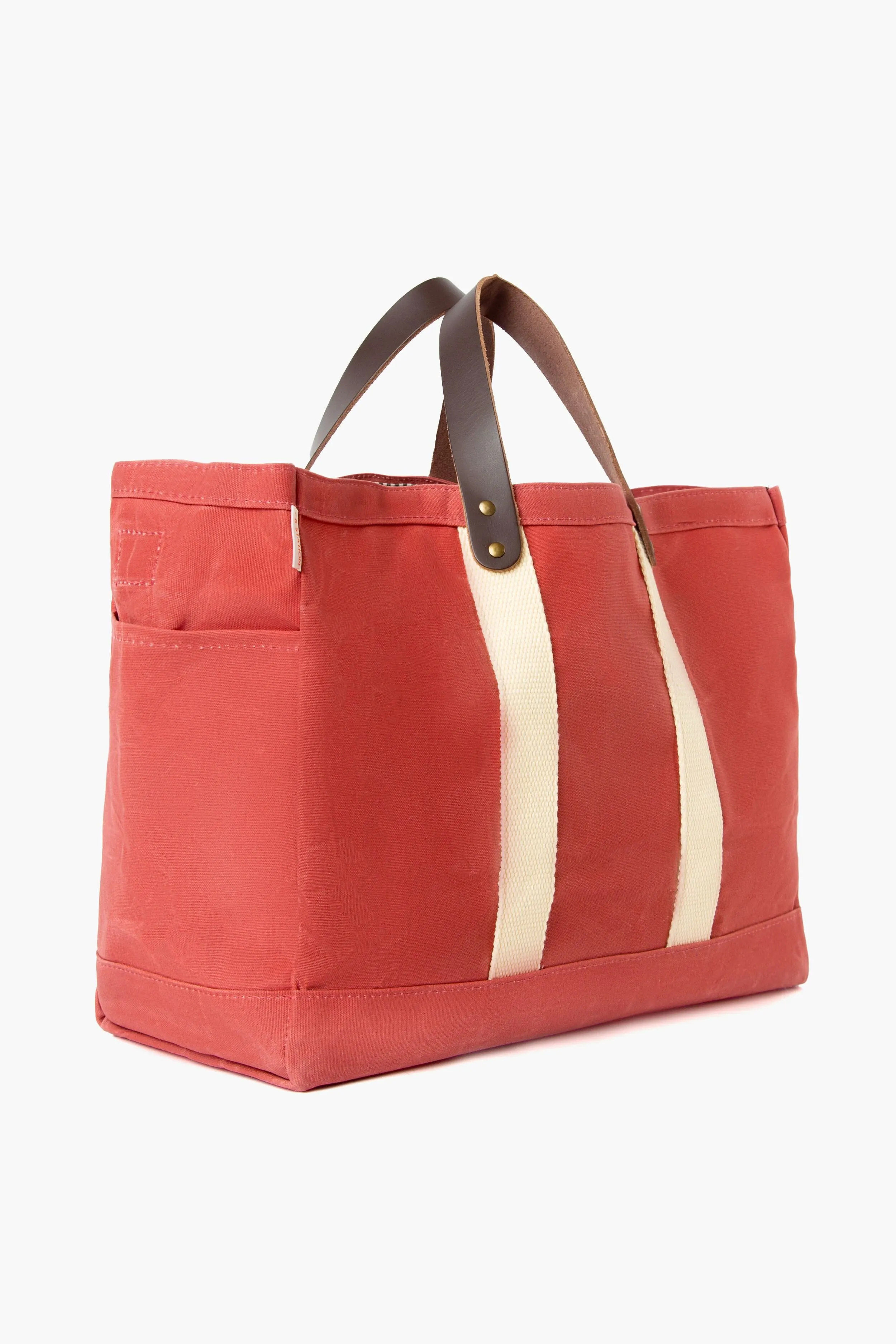 Nautical Red Waxed Commuter Tote sold by Tuckernuck product image thumbnail 3