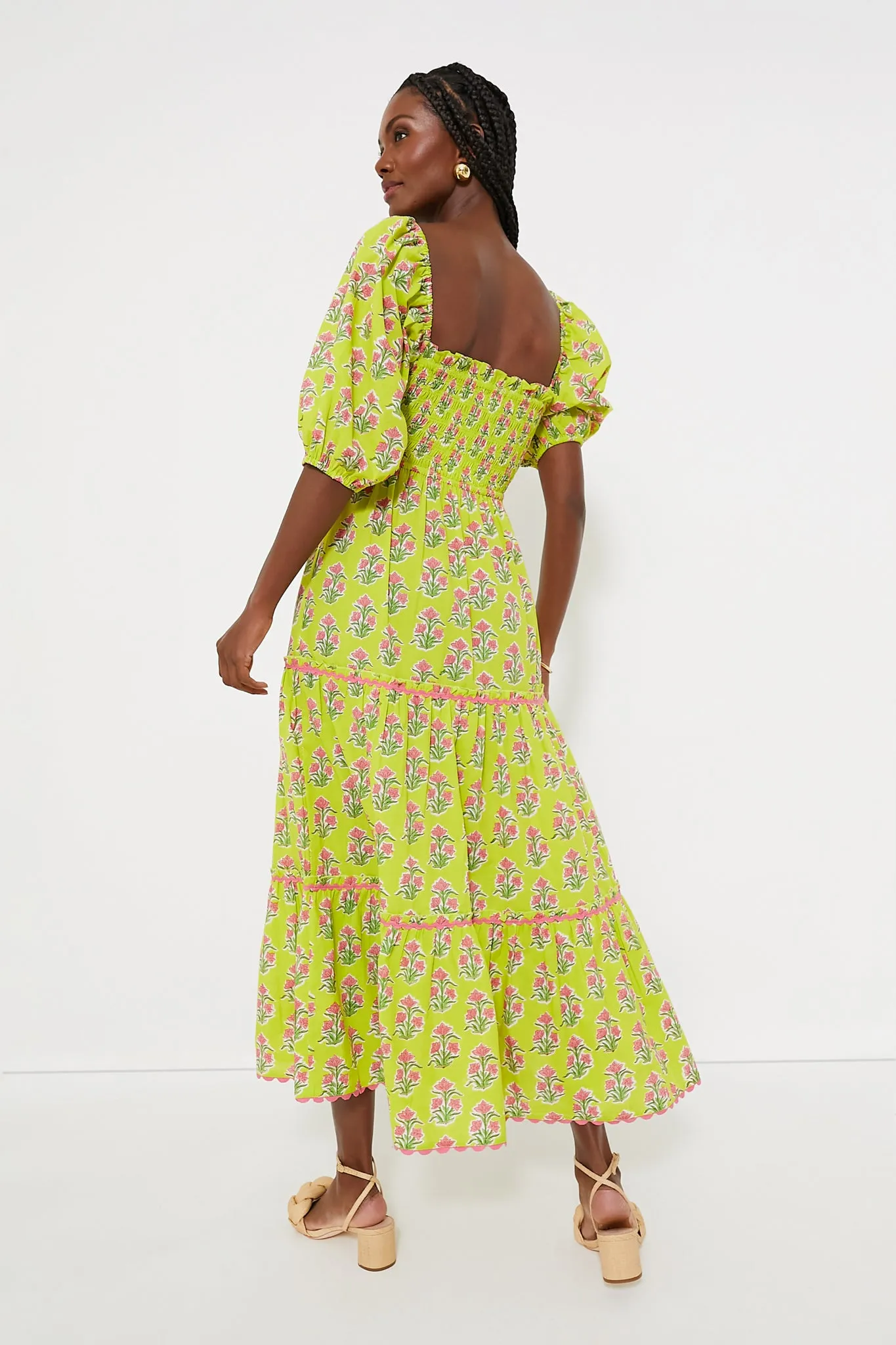 Lime Hibiscus Jodphur Dress sold by Tuckernuck product image thumbnail 4