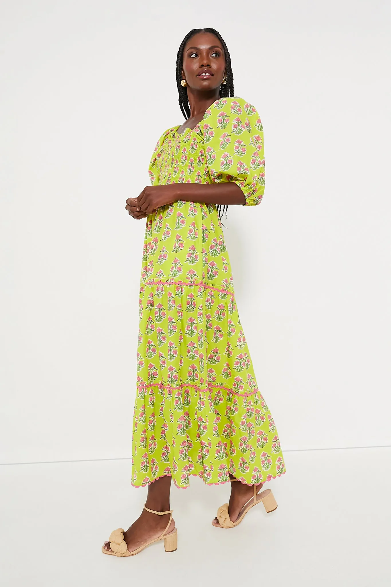 Lime Hibiscus Jodphur Dress sold by Tuckernuck product image thumbnail 3