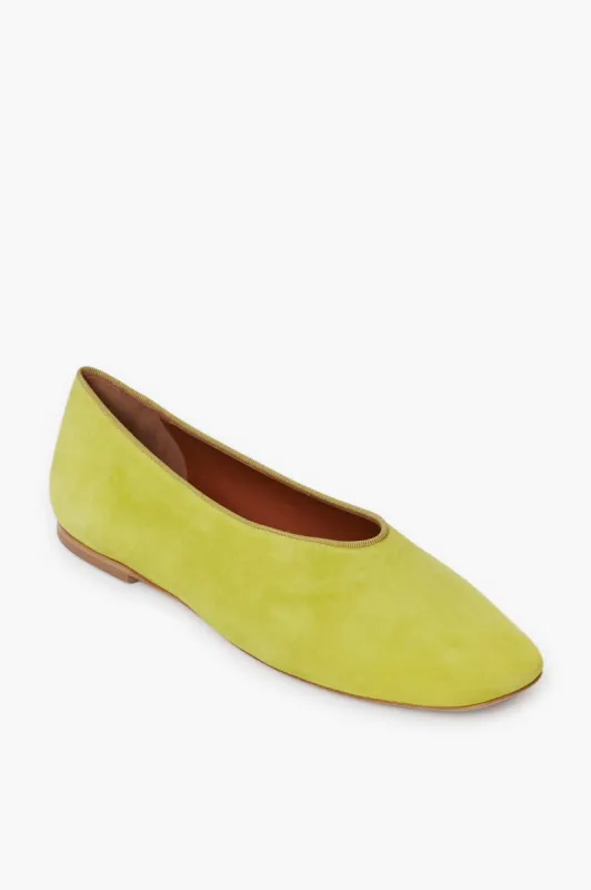 Citrine Suede Regency Slippers sold by Tuckernuck