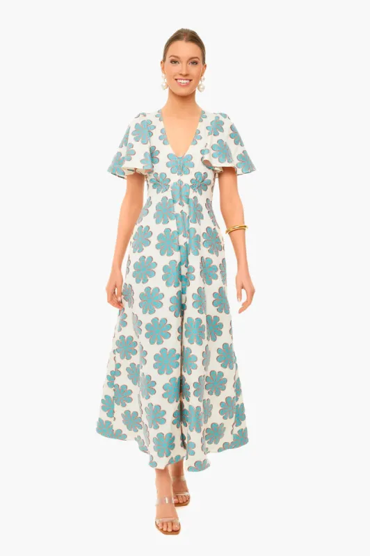 Daisy Turquoise Proper Dress sold by Tuckernuck