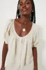 Natural Linen Tully Top sold by Tuckernuck