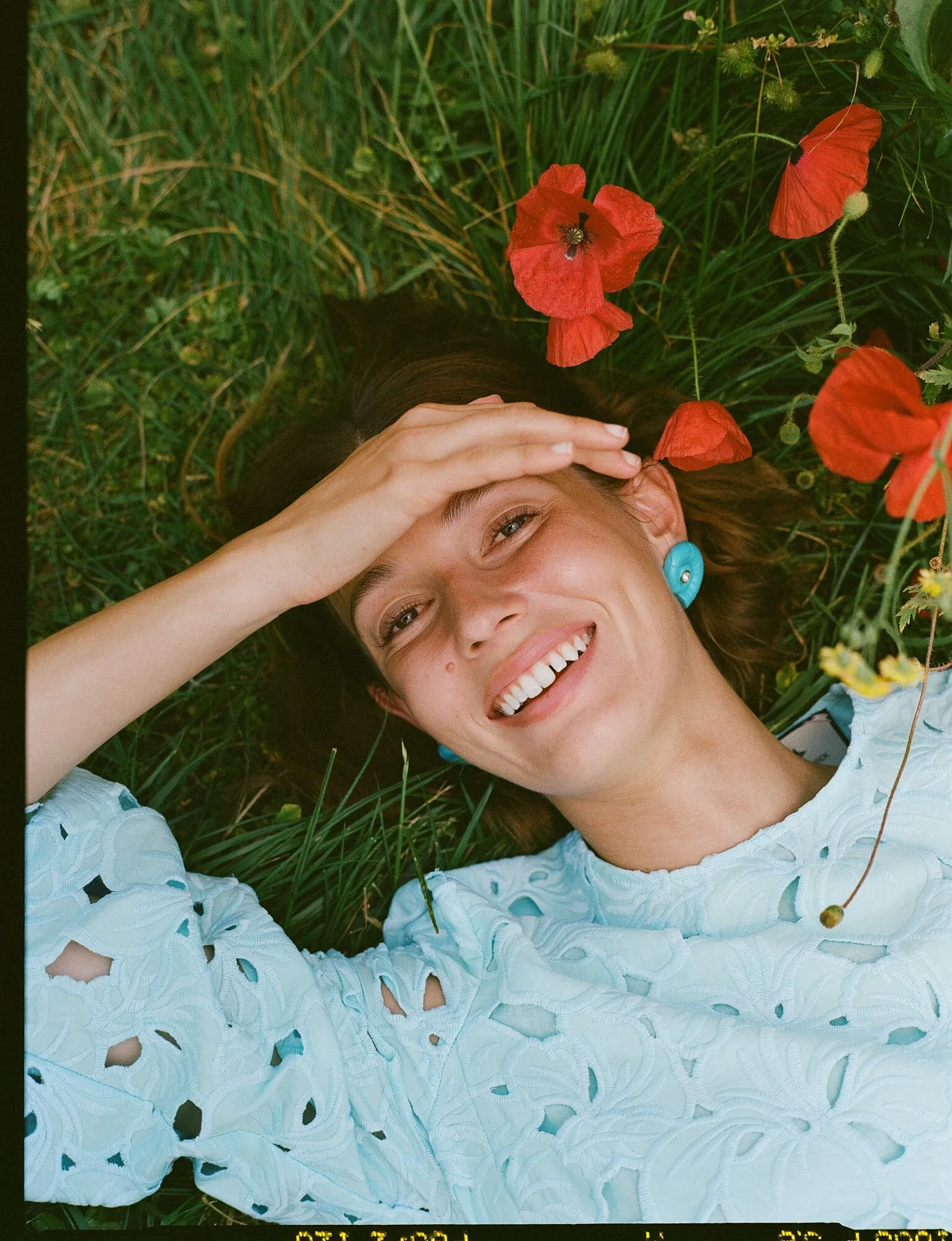 Turquoise Alice Shell Studs sold by Tuckernuck product image thumbnail 2