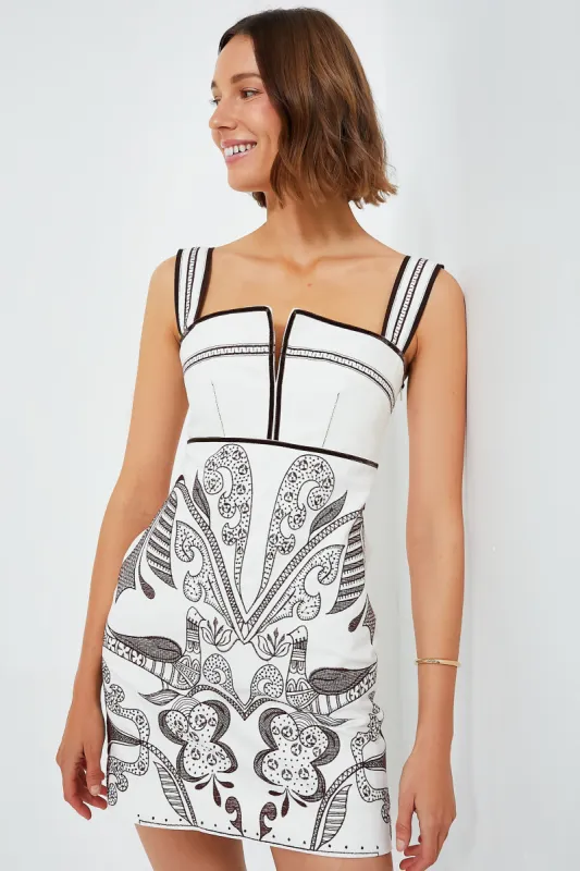 Off White Brown Molly Dress sold by Tuckernuck