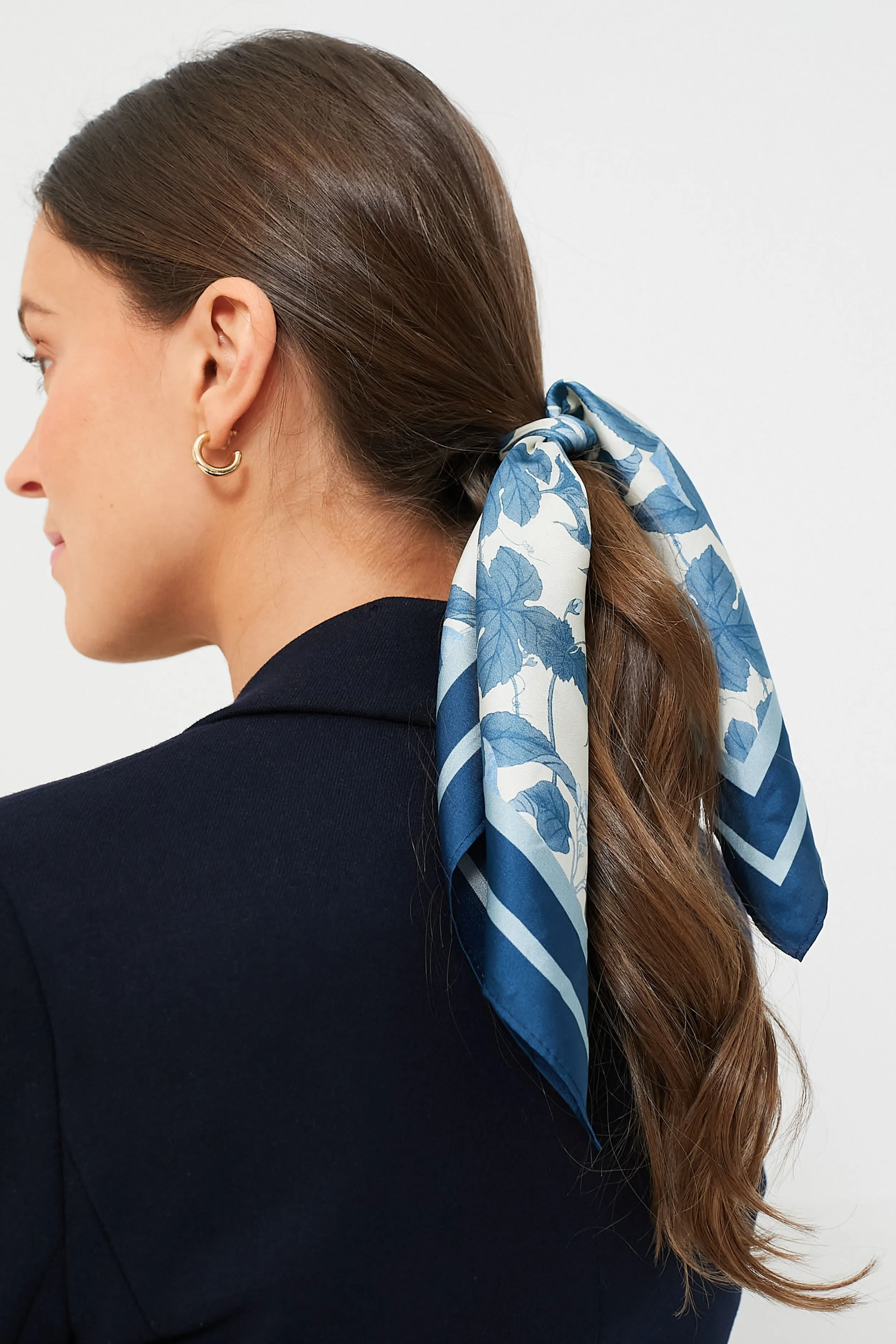 Bonnie Blossom Small Silk Scarf sold by Tuckernuck product image thumbnail 2