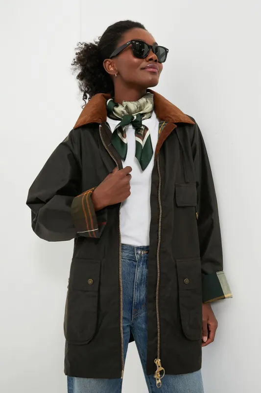 Olive Highclere Wax Jacket sold by Tuckernuck