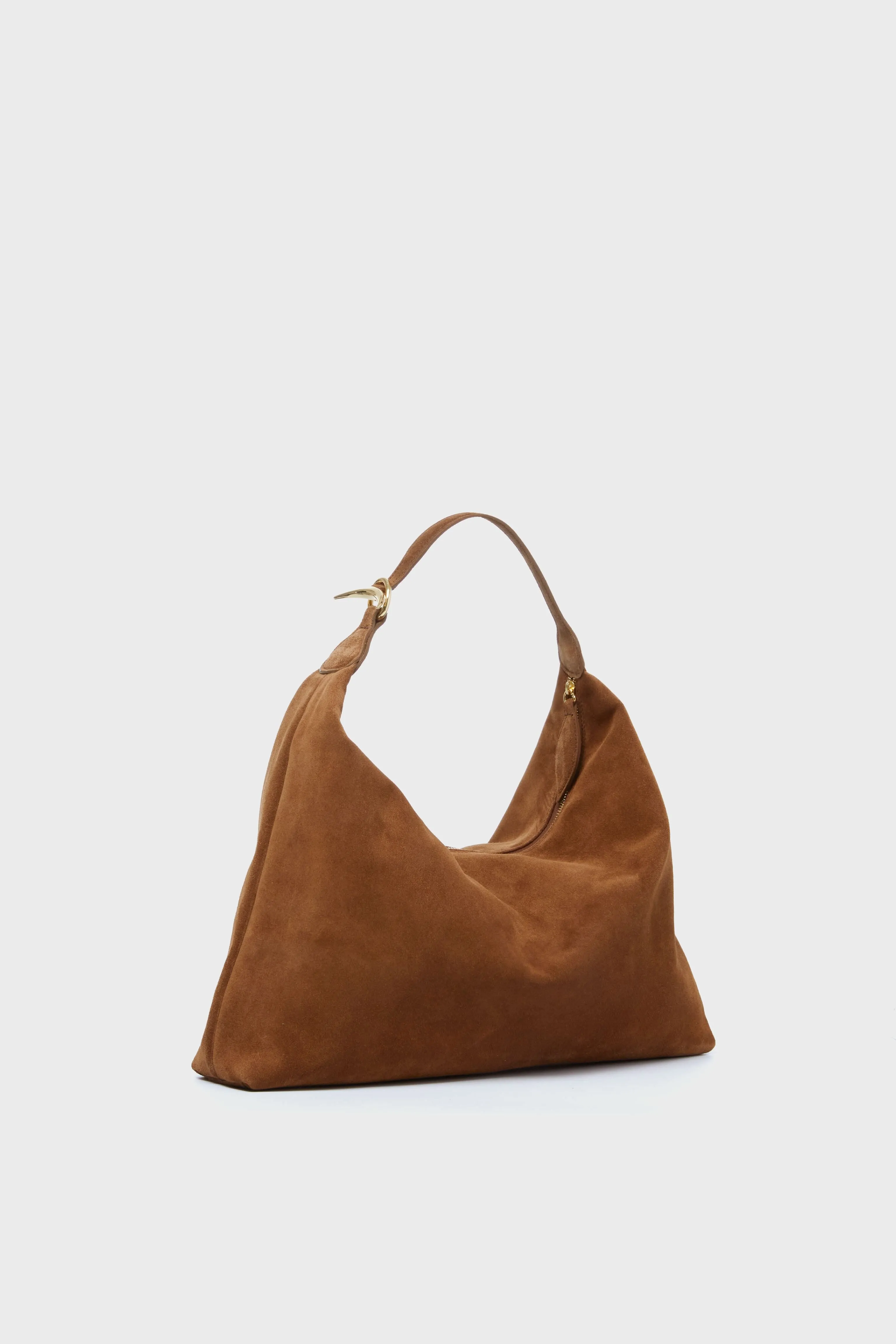 Brown Suede Pillow Shoulder Bag sold by Tuckernuck product image thumbnail 4
