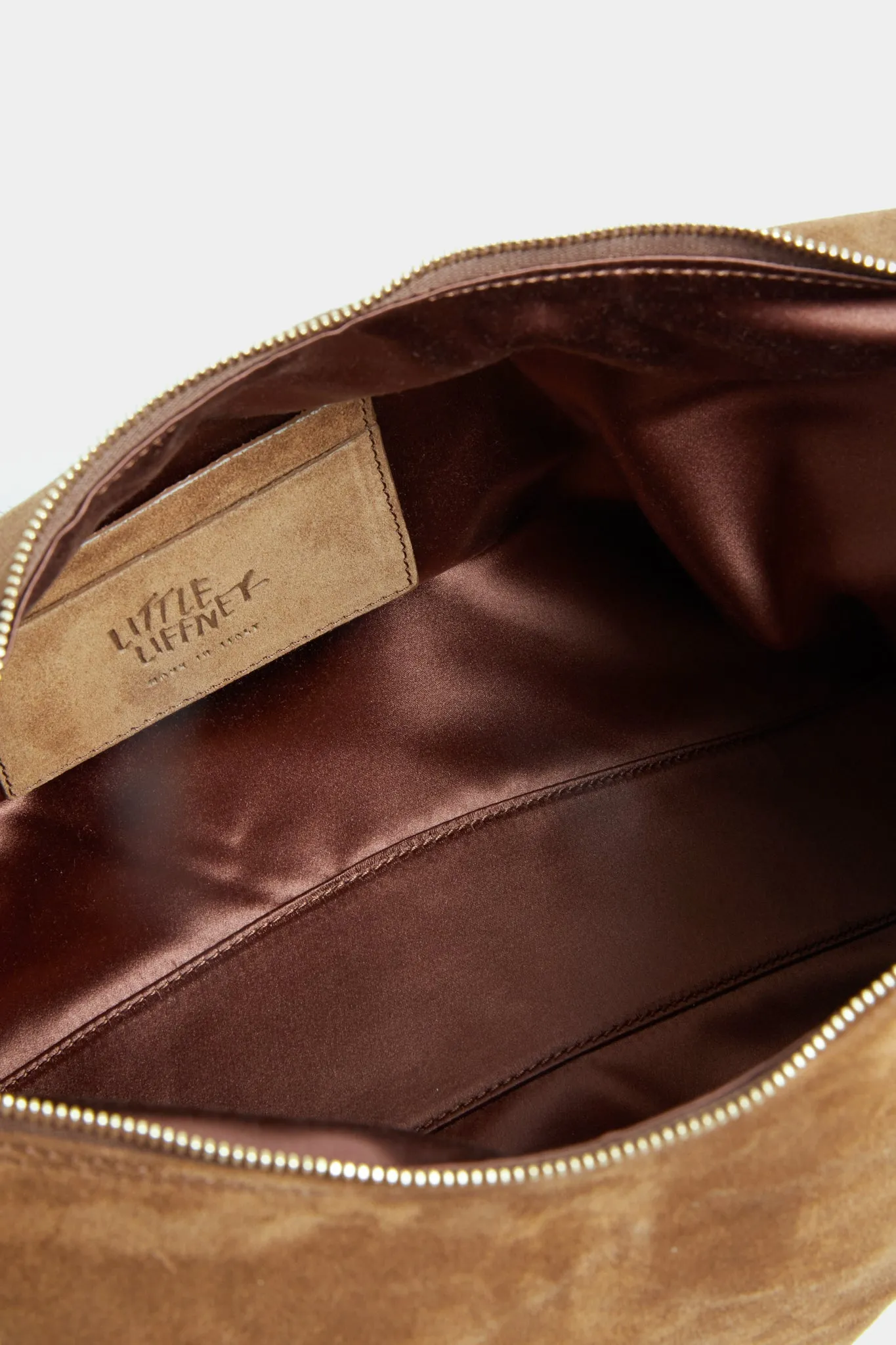 Brown Suede Pillow Shoulder Bag sold by Tuckernuck product image thumbnail 5