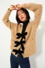 Camel Teresa Bow Tie Long Sleeve Cardigan sold by Tuckernuck