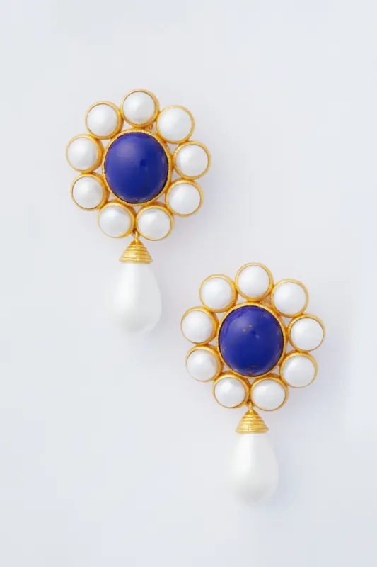 Lapis Sophia Earrings sold by Tuckernuck