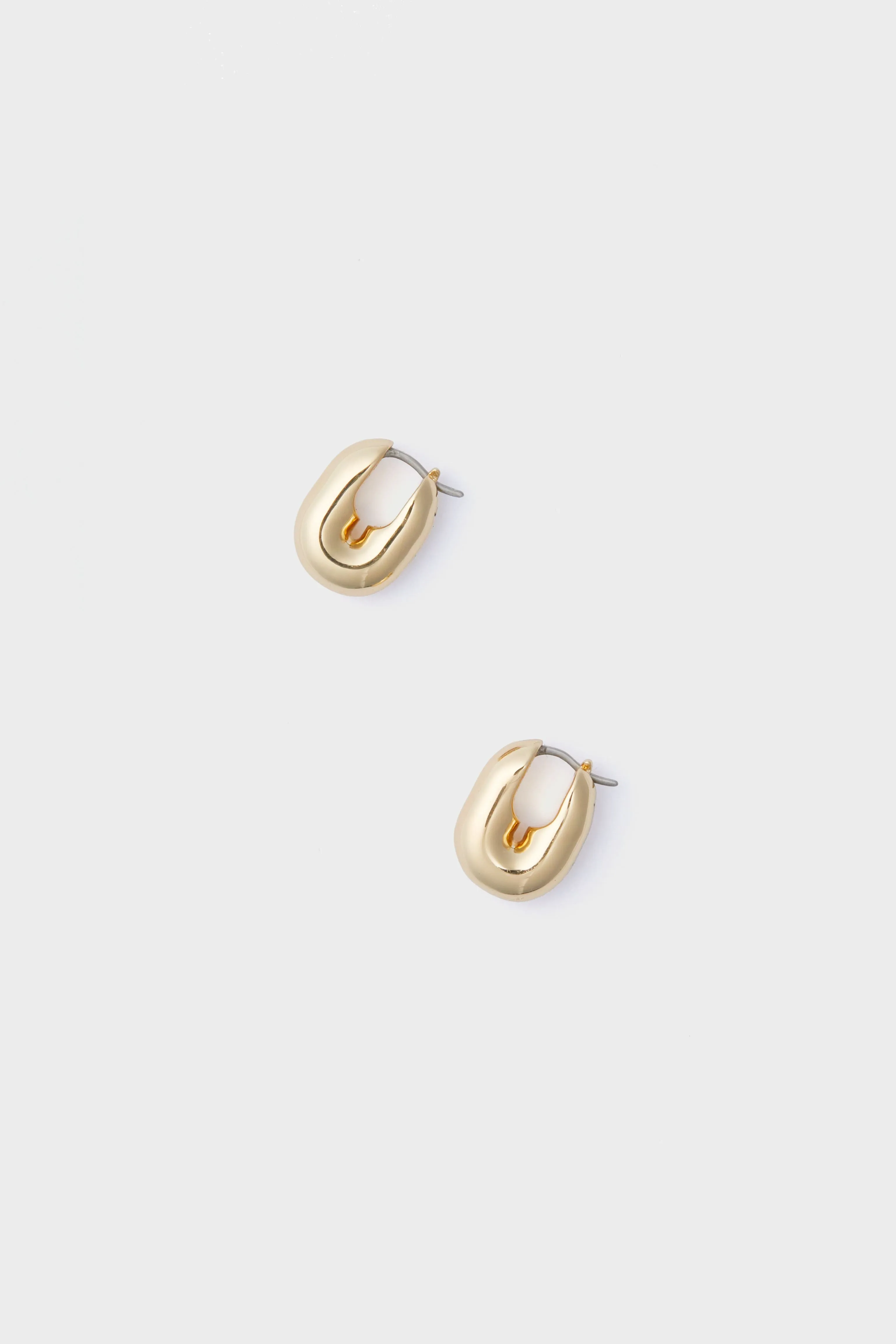 Gold Puffy U-Link Earrings sold by Tuckernuck
