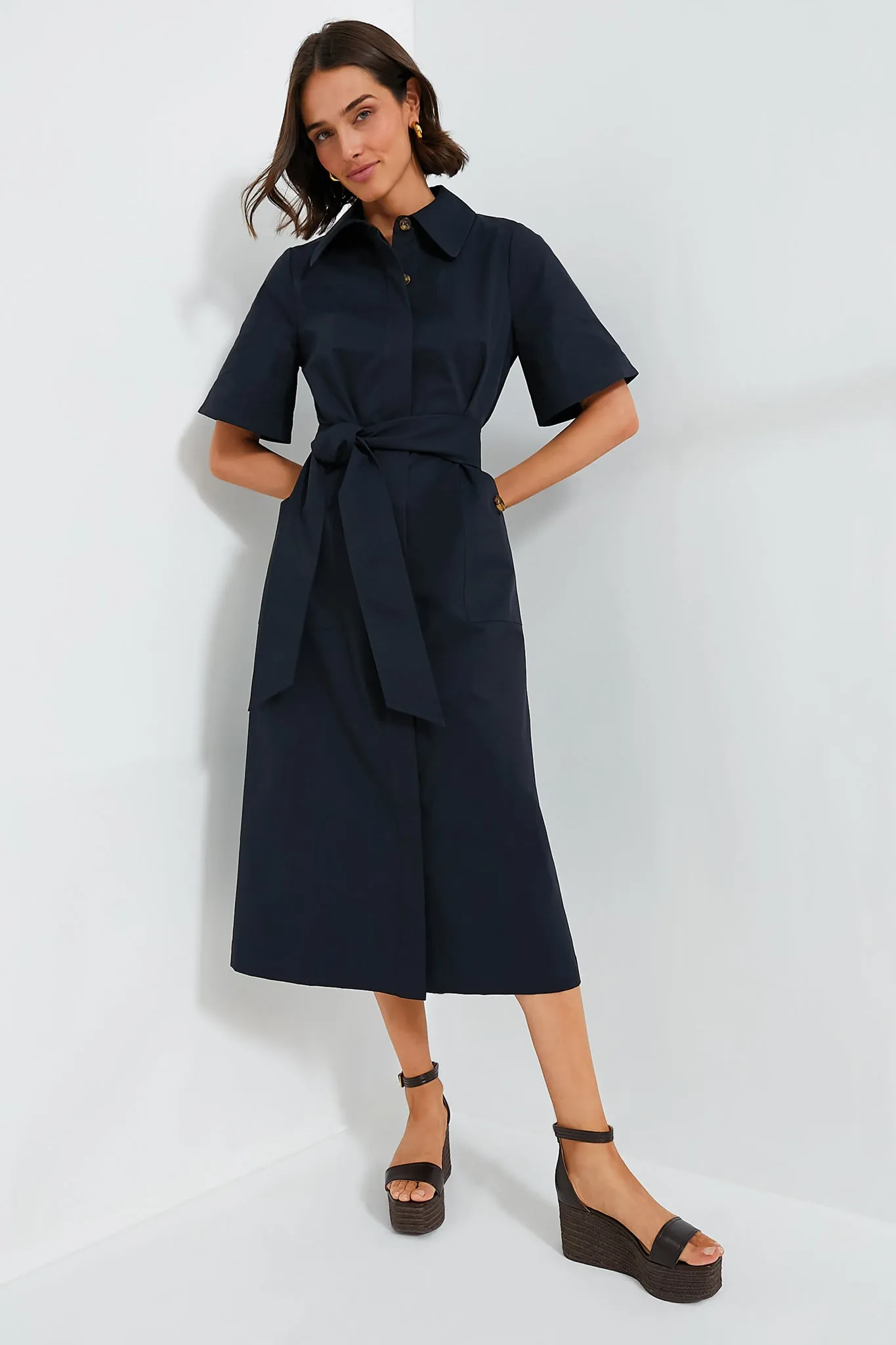 Navy Jacqueline Maxi Dress sold by Tuckernuck