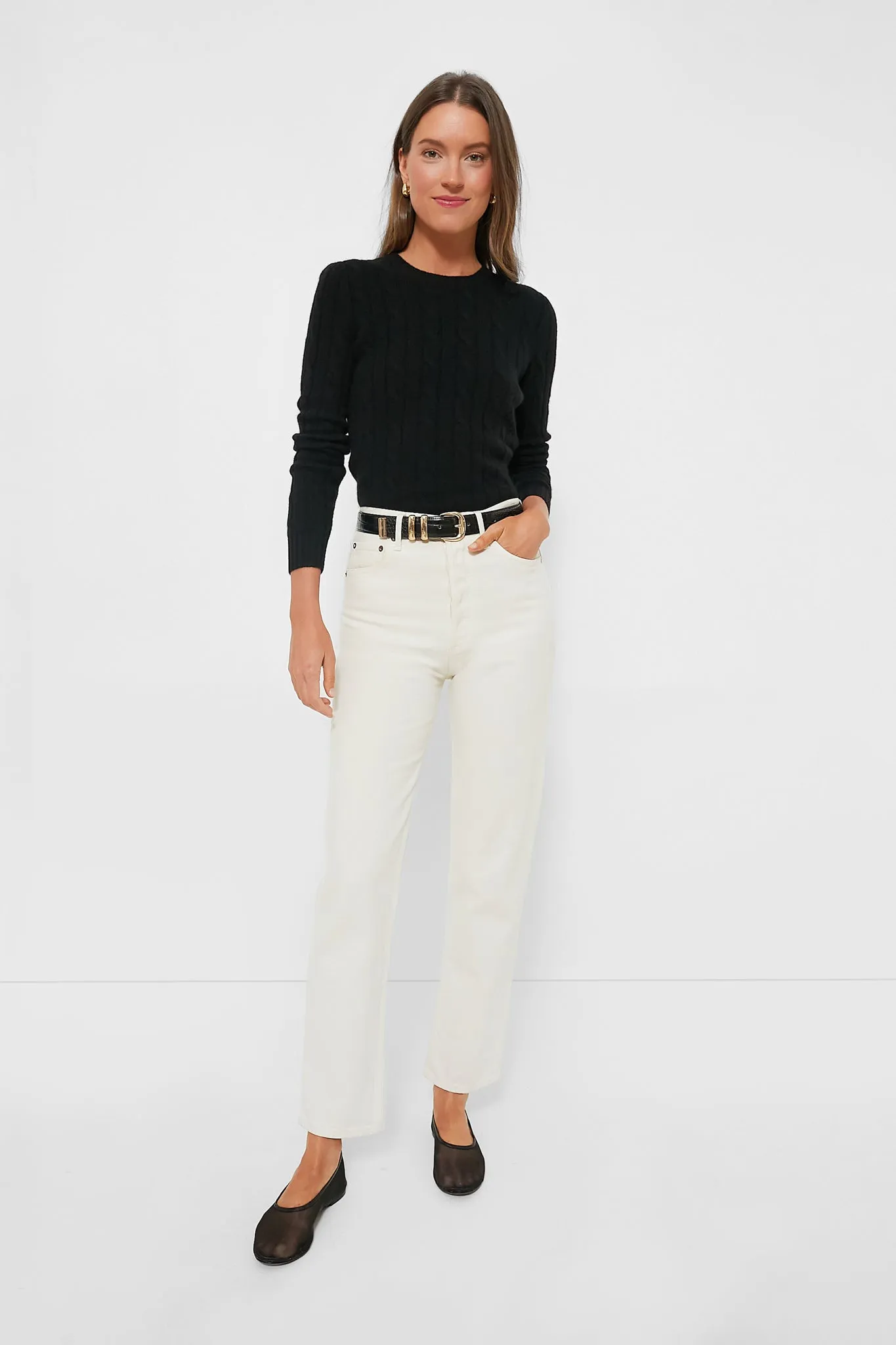 Polo Black Julianna Classic Cashmere Pullover sold by Tuckernuck product image thumbnail 2