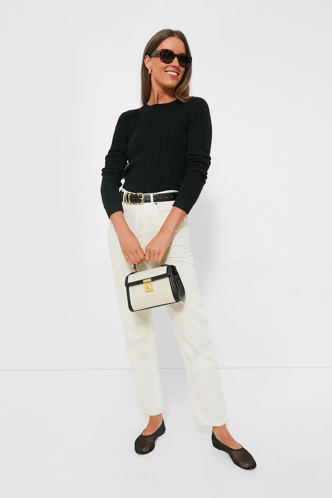 Polo Black Julianna Classic Cashmere Pullover sold by Tuckernuck product image thumbnail 3