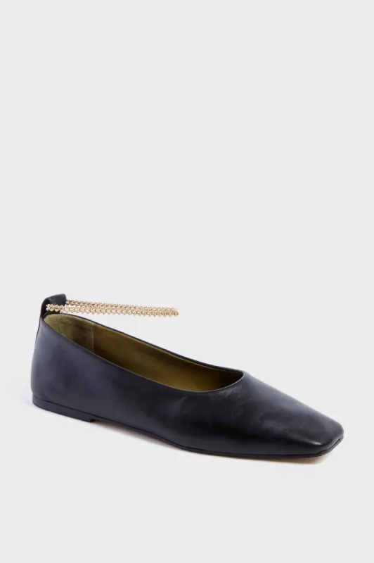 Black Augusta Ballet Flats sold by Tuckernuck