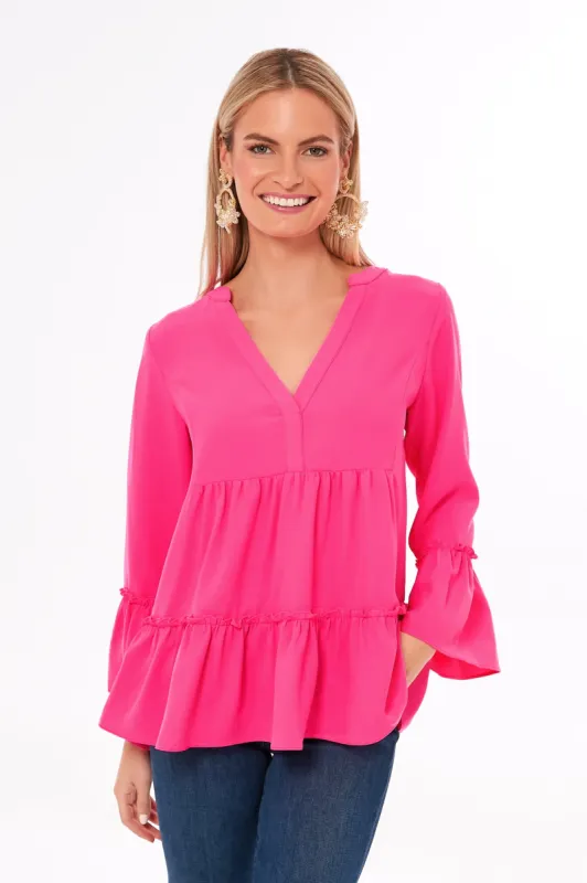 Hot Pink Kenzo Top sold by Tuckernuck