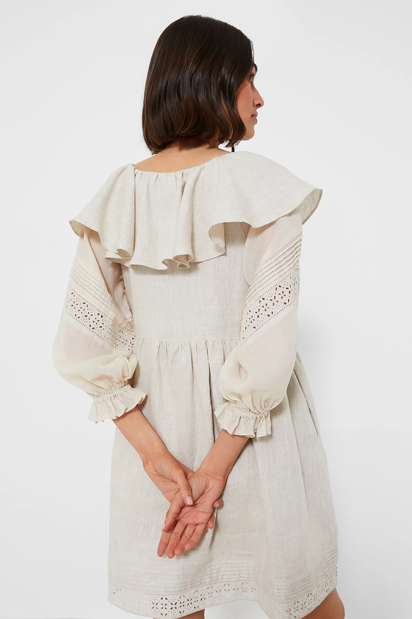 Flax Antoinette Linen Mini Dress sold by Tuckernuck product image thumbnail 4