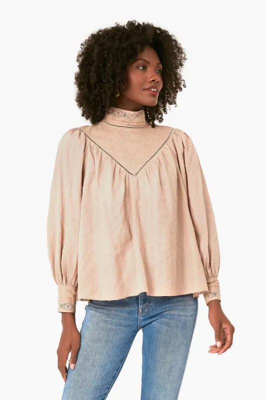 Wheat Wells Top sold by Tuckernuck