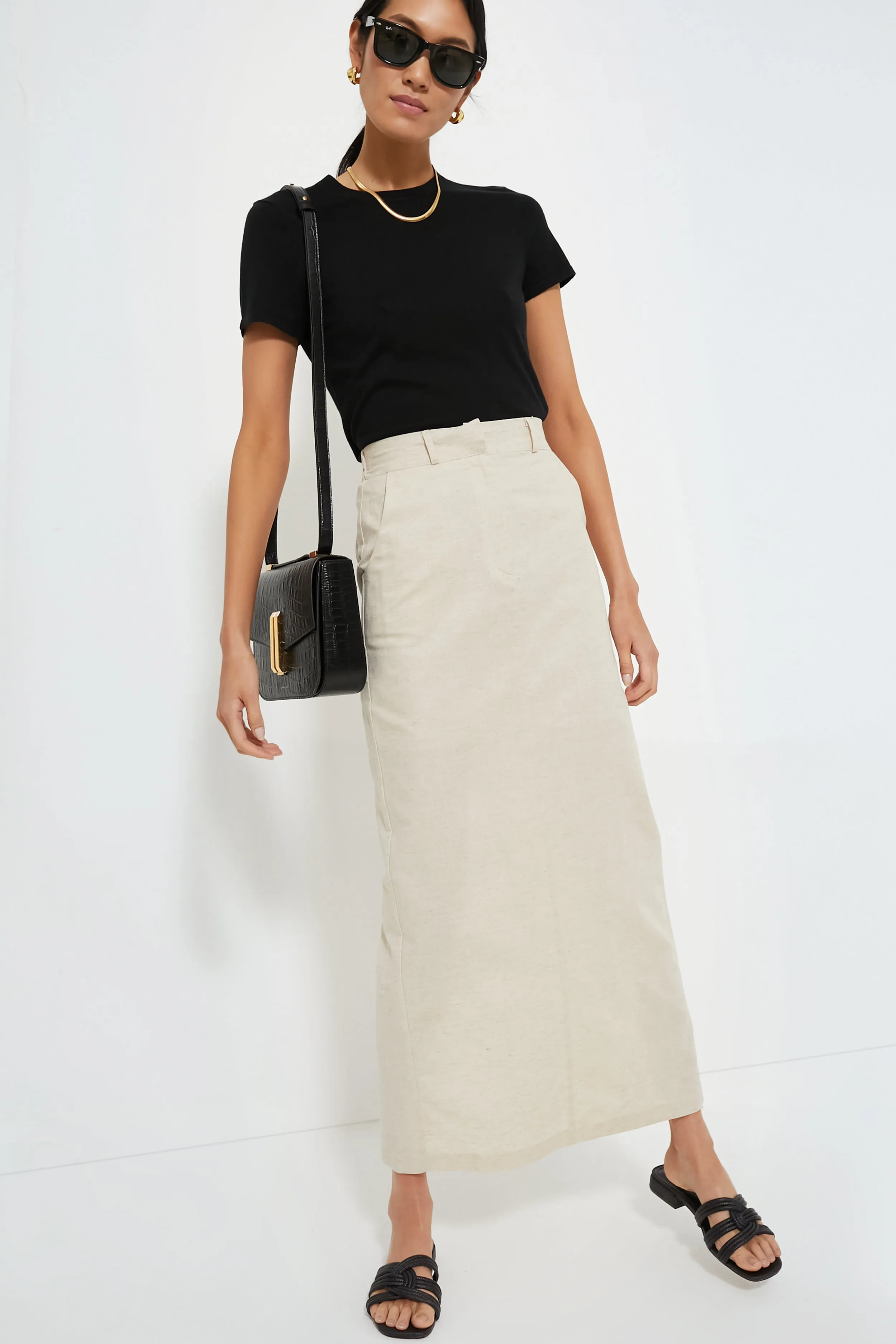 Natural Midi Skirt sold by Tuckernuck product image thumbnail 2