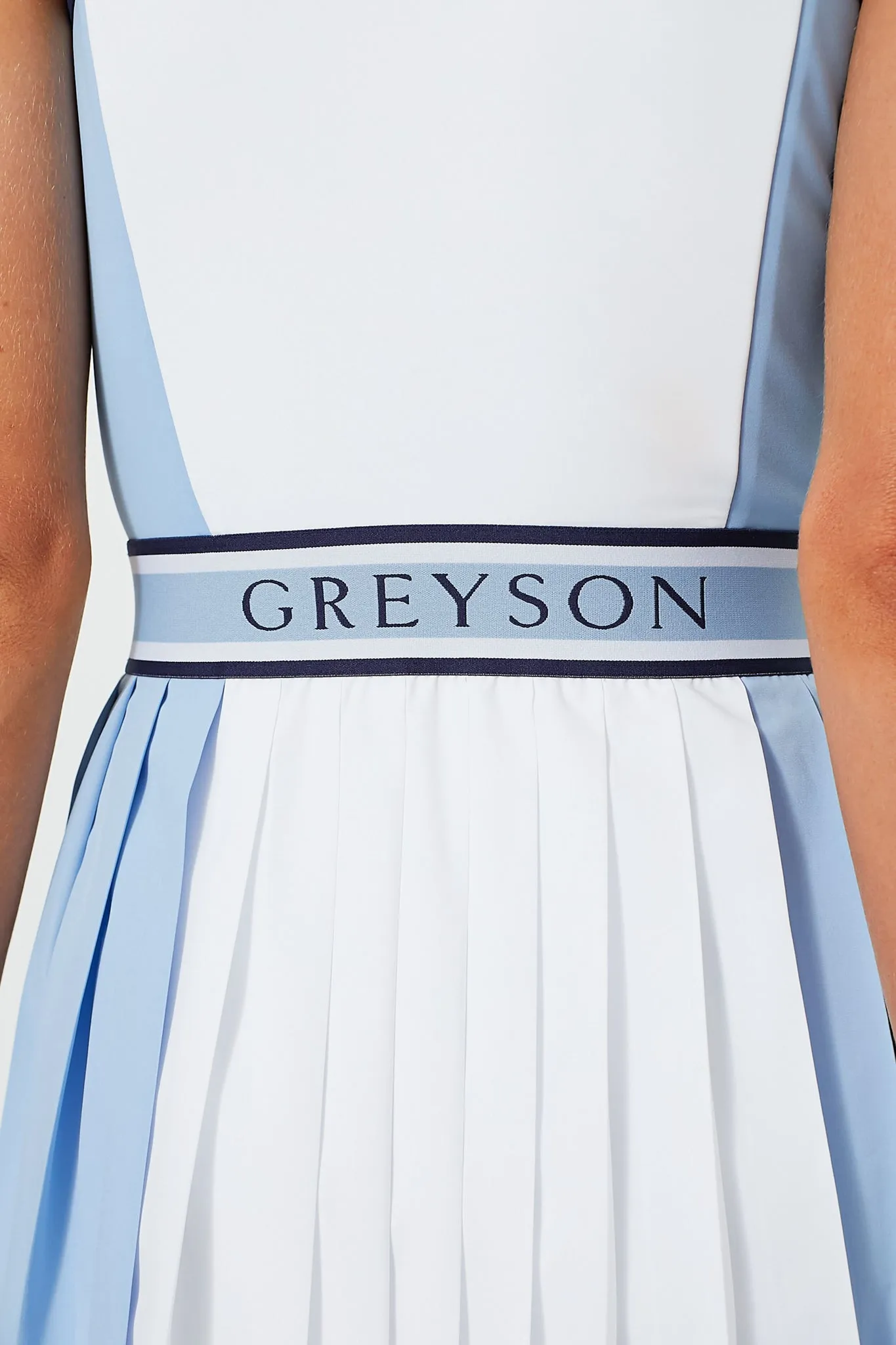 Wolf Blue Color Block Leo Dress sold by Tuckernuck product image thumbnail 5