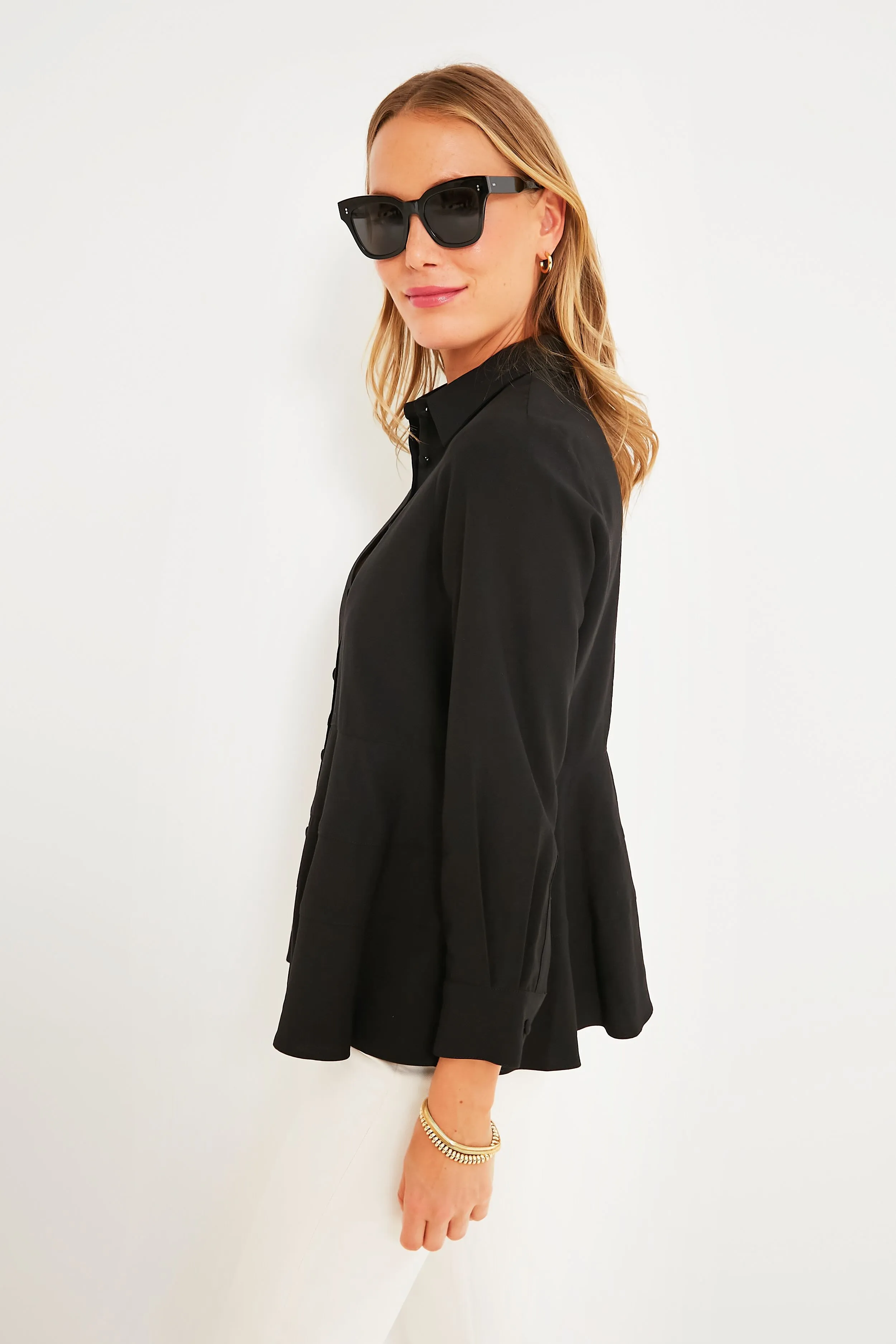 Black Ashlen Blouse sold by Tuckernuck product image thumbnail 3