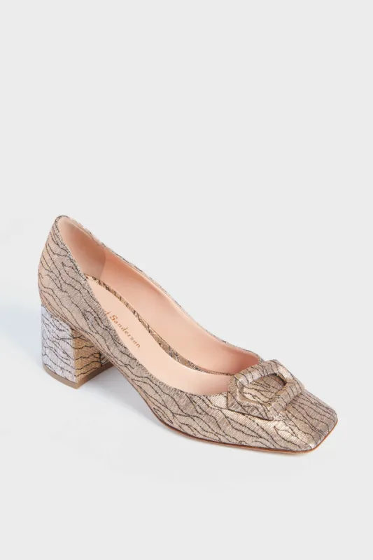 Multi Gold Naxos Heels sold by Tuckernuck