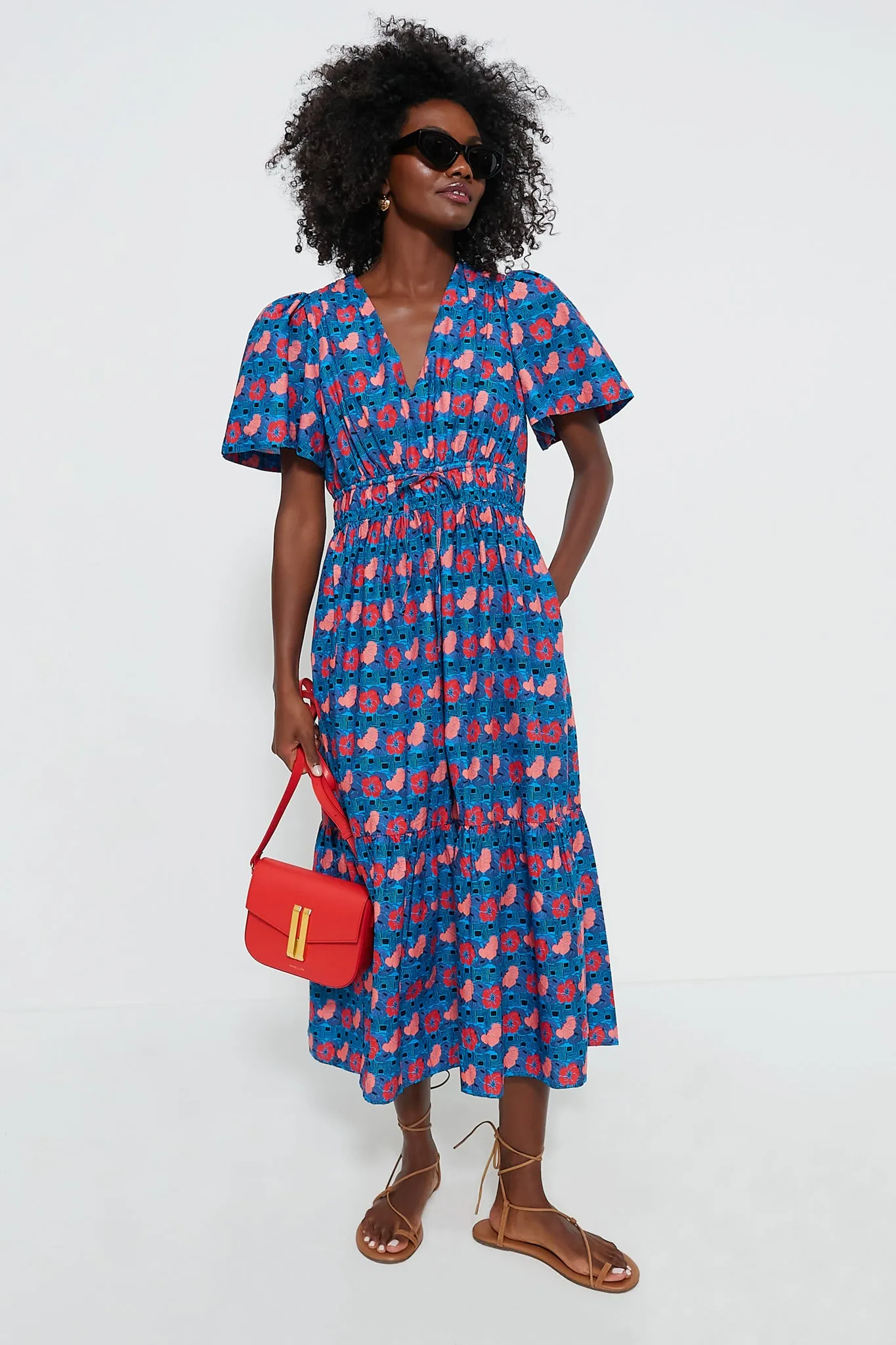 Retro Floral Mitchell Dress sold by Tuckernuck product image thumbnail 2