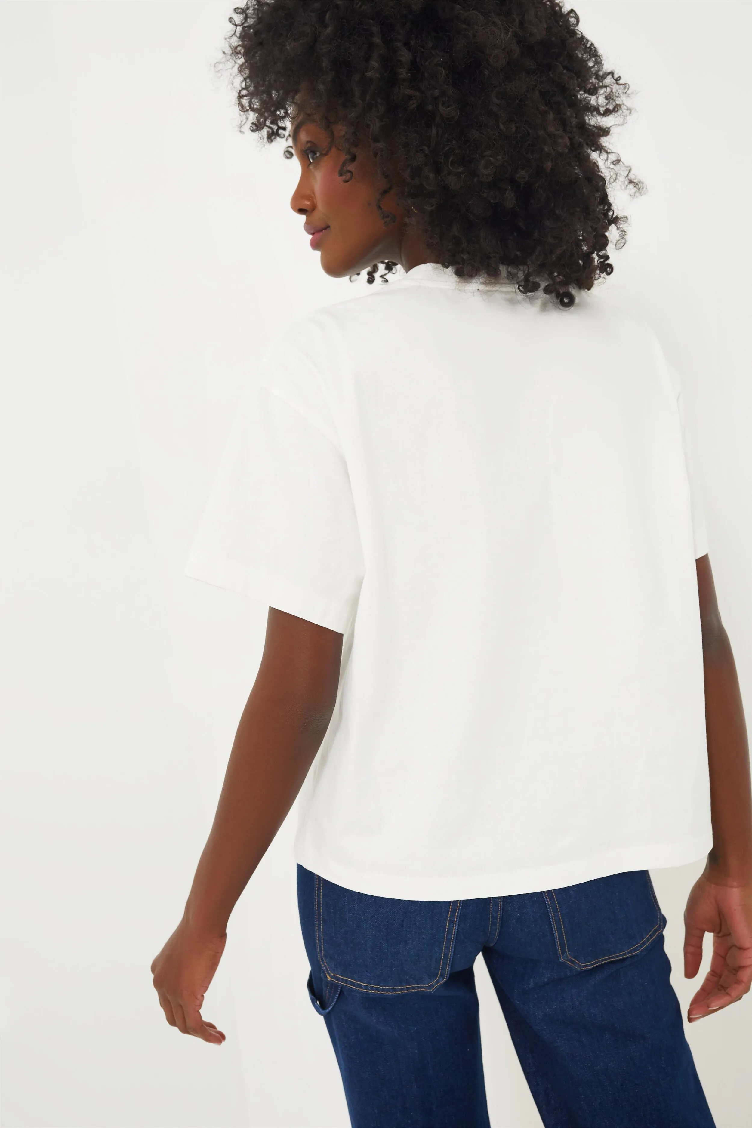 White Kelley Pocket Tee sold by Tuckernuck product image thumbnail 4