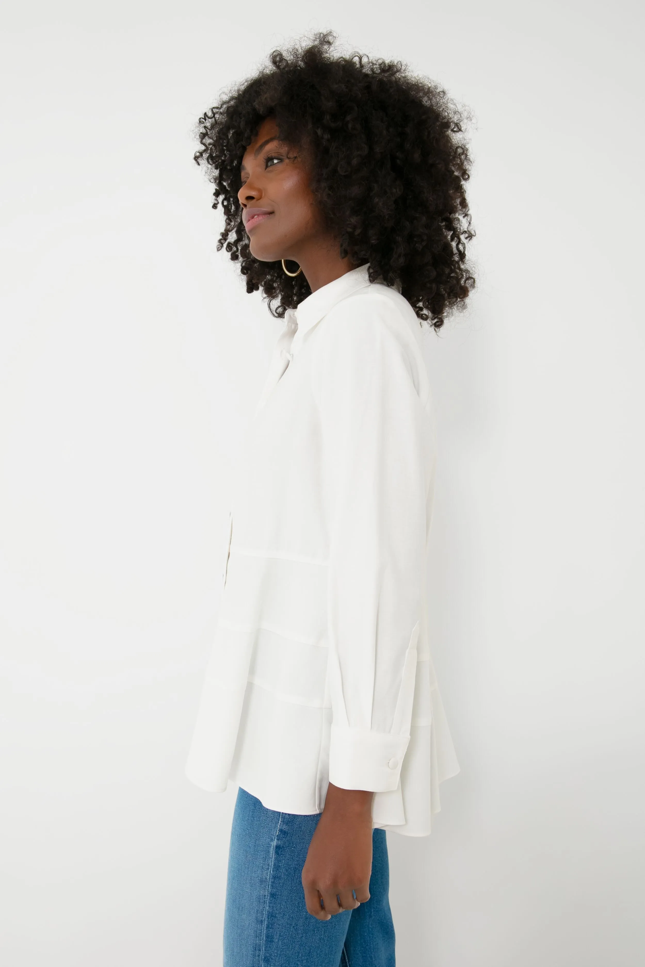 White Ashlen Blouse sold by Tuckernuck product image thumbnail 3