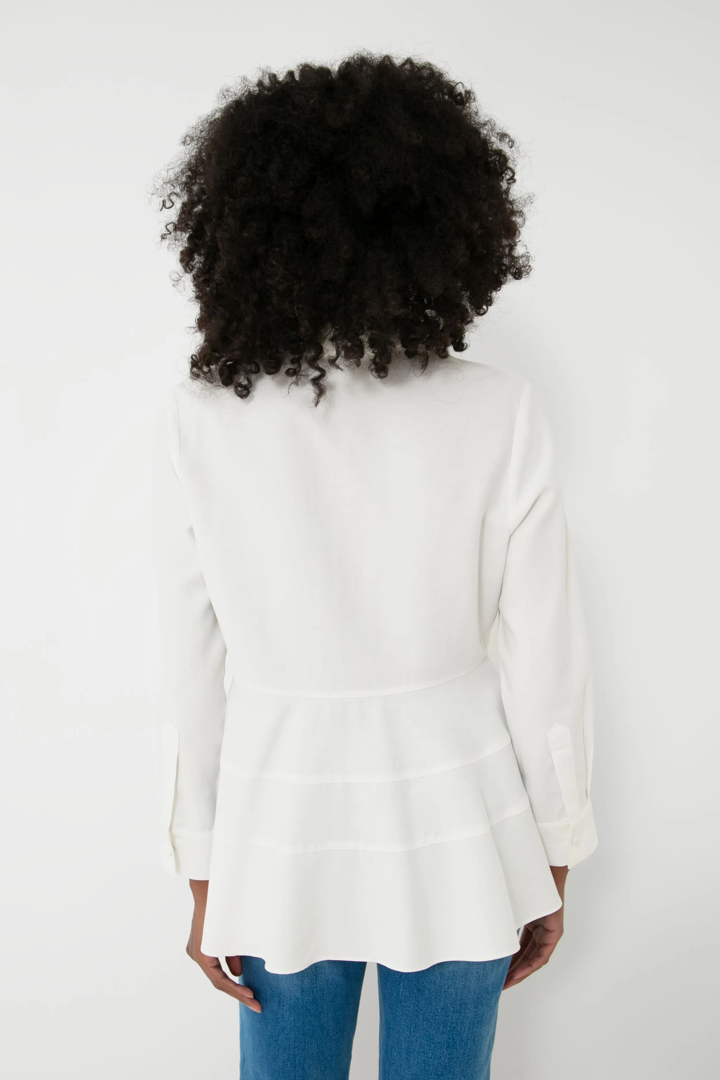 White Ashlen Blouse sold by Tuckernuck product image thumbnail 4