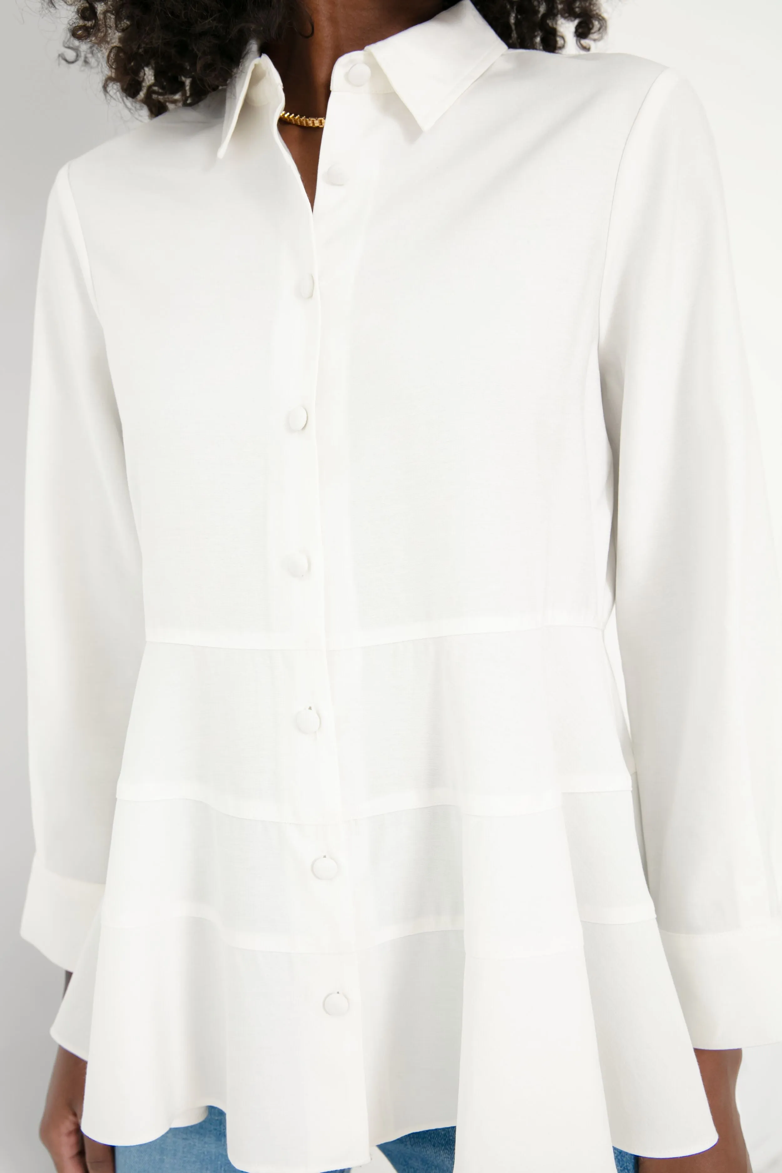 White Ashlen Blouse sold by Tuckernuck product image thumbnail 5