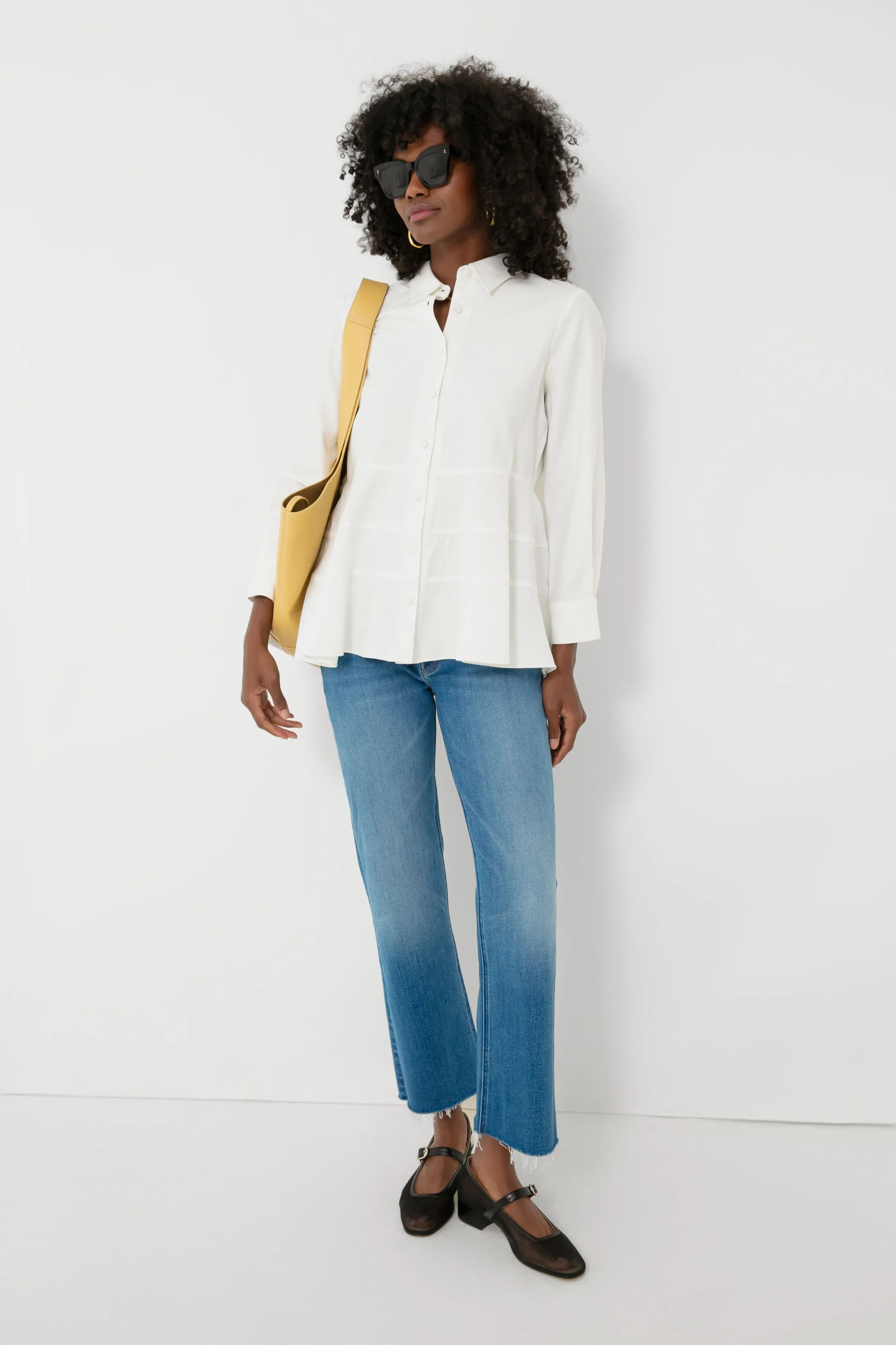 White Ashlen Blouse sold by Tuckernuck product image thumbnail 2
