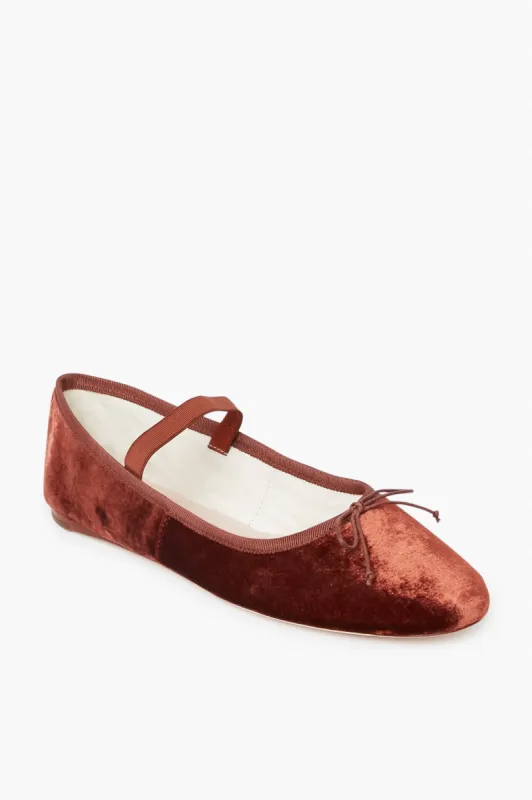 Spice Velvet Leonie Flats sold by Tuckernuck