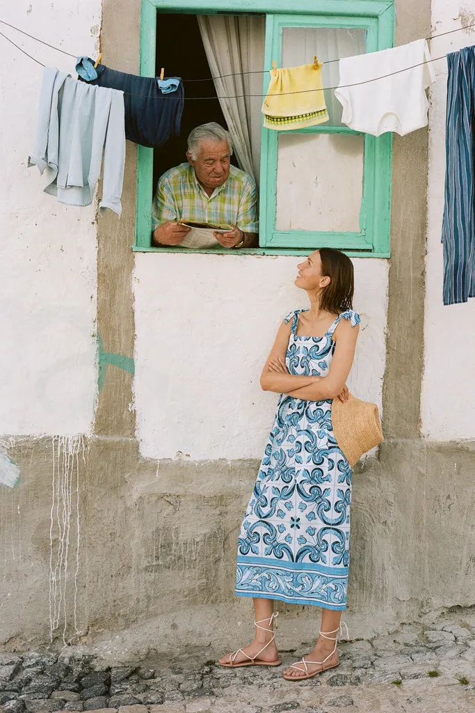 Majolica Tile Tie Shoulder Tilly Caftan sold by Tuckernuck product image thumbnail 2