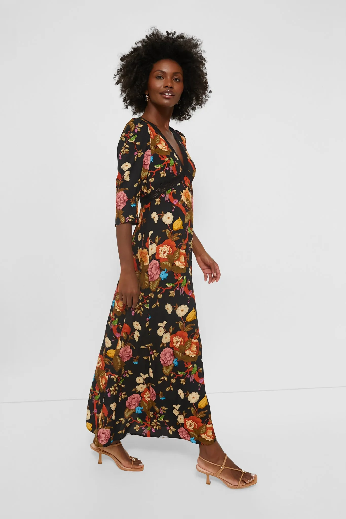Baroque Floral Irina Dress sold by Tuckernuck product image thumbnail 3