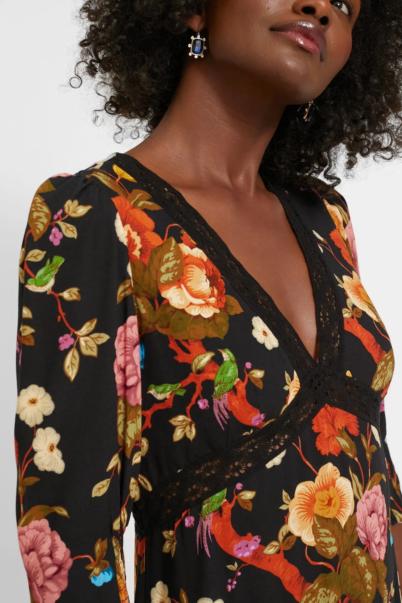 Baroque Floral Irina Dress sold by Tuckernuck product image thumbnail 5