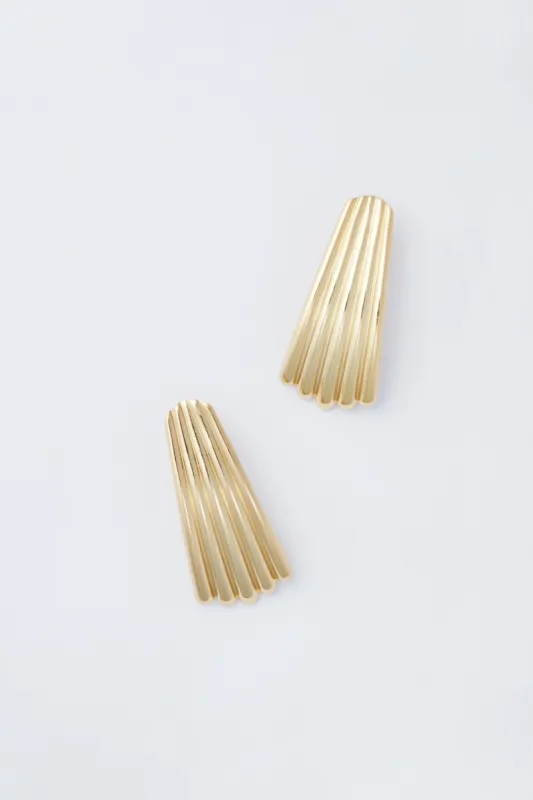 Gold Ripple Earrings sold by Tuckernuck