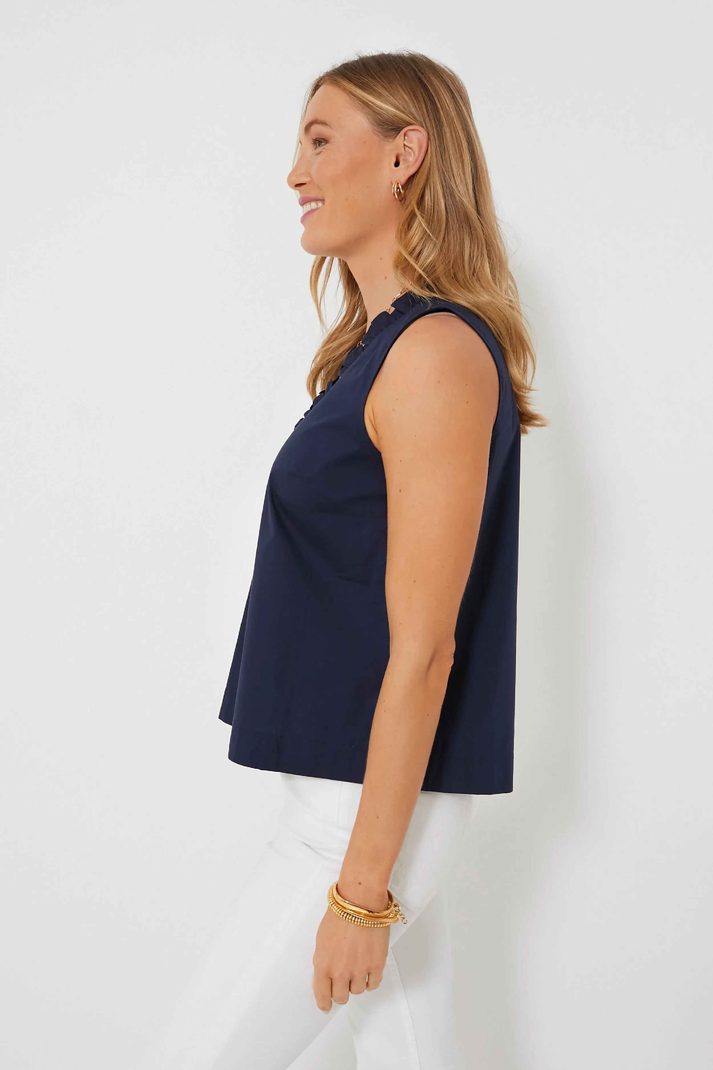 Navy Veronica Top sold by Tuckernuck product image thumbnail 3