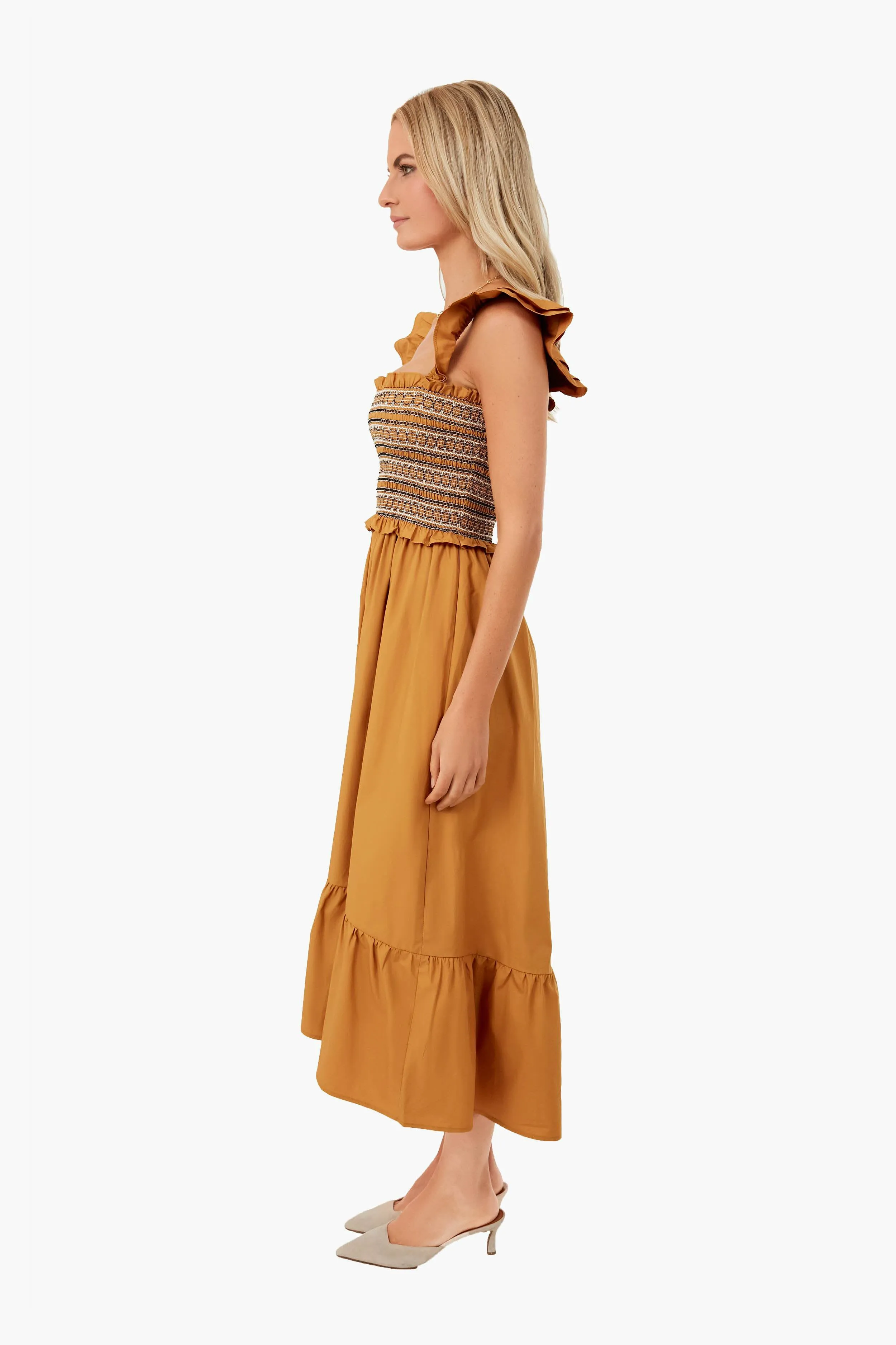 Marigold Penelope Midi Dress sold by Tuckernuck product image thumbnail 3