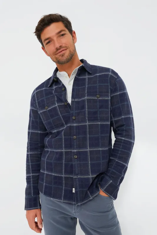 Green Plaid Owen Brushed Stretch Twill Shirt sold by Tuckernuck