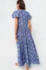 Chatham Blue V-Neck Maxi Dress sold by Tuckernuck