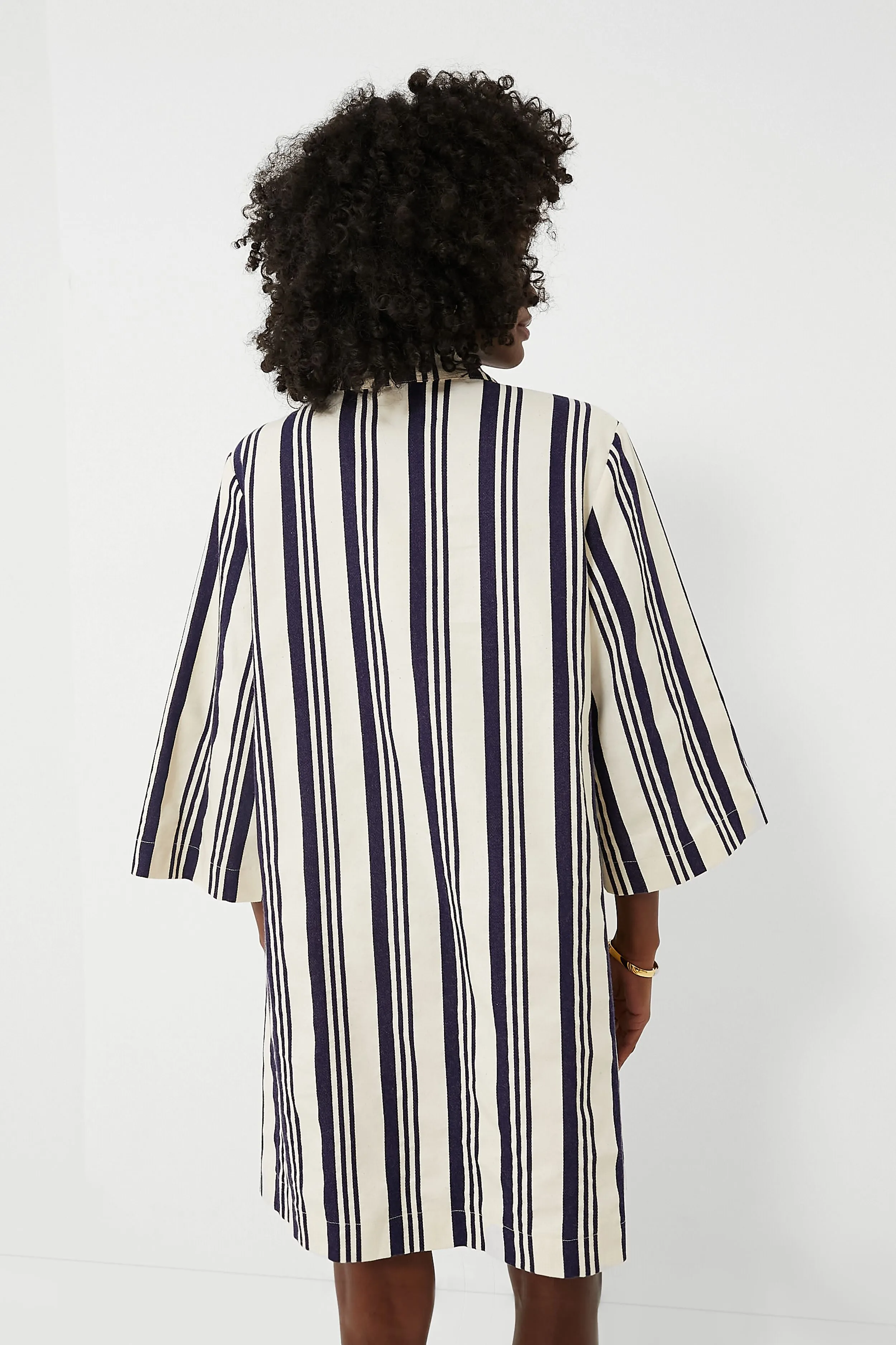 Navy Stripe Montauk Dress sold by Tuckernuck product image thumbnail 4