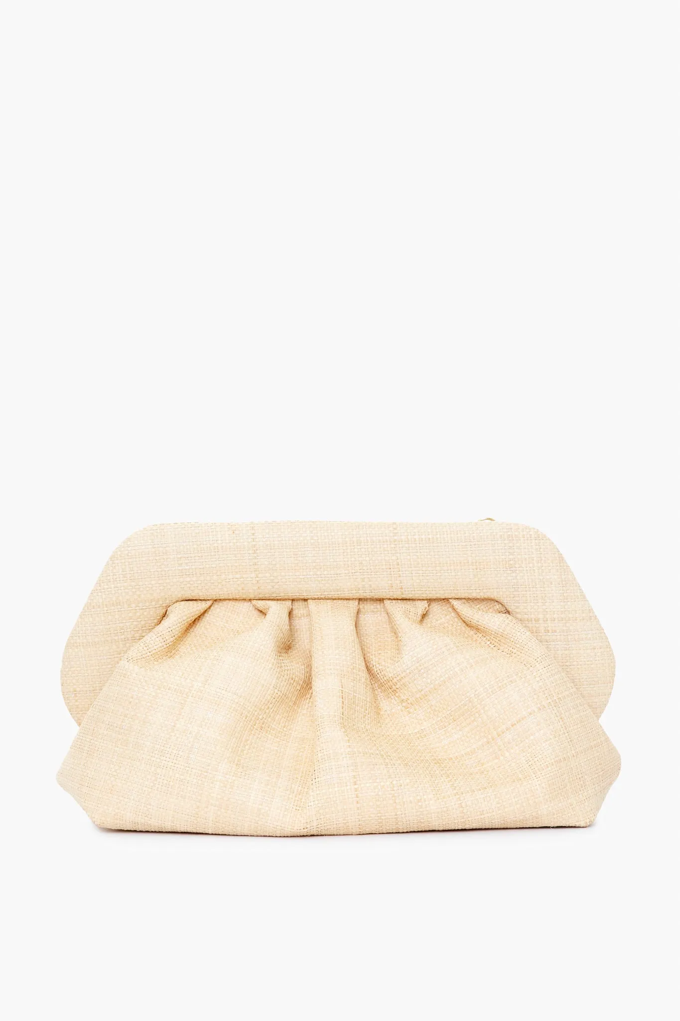 Natural Raffia Bios Clutch sold by Tuckernuck