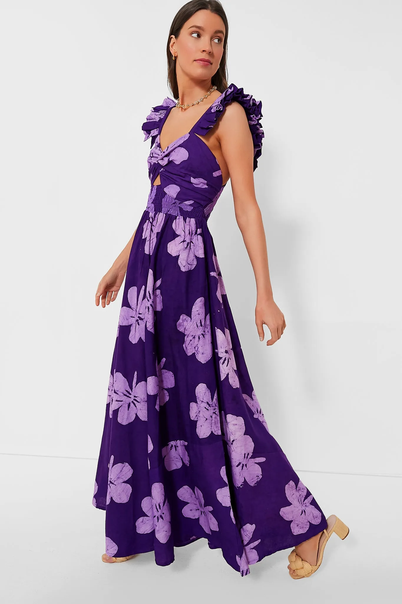 Purple Ibukun Dress sold by Tuckernuck product image thumbnail 3