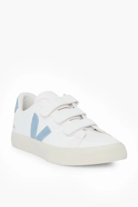 Extra White Steel Blue Recife Logo Sneakers sold by Tuckernuck