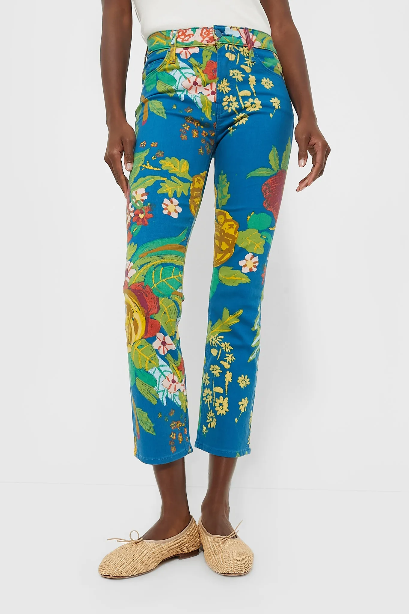 Late Bloomer The Mid Rise Dazzler Crop sold by Tuckernuck