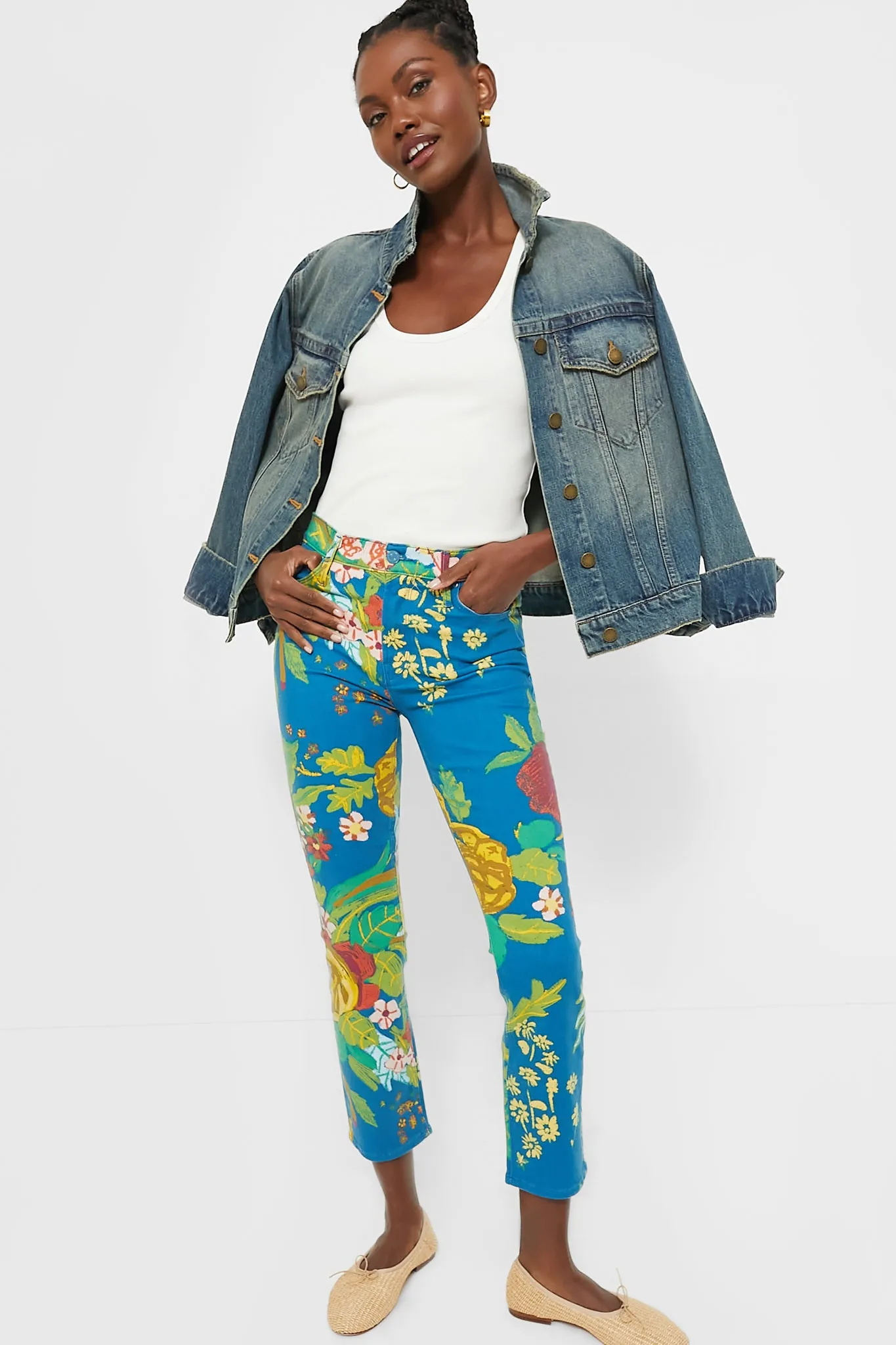 Late Bloomer The Mid Rise Dazzler Crop sold by Tuckernuck product image thumbnail 2